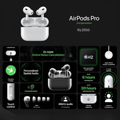 Black Airpods Pro 2nd Generation Buzzer Edition